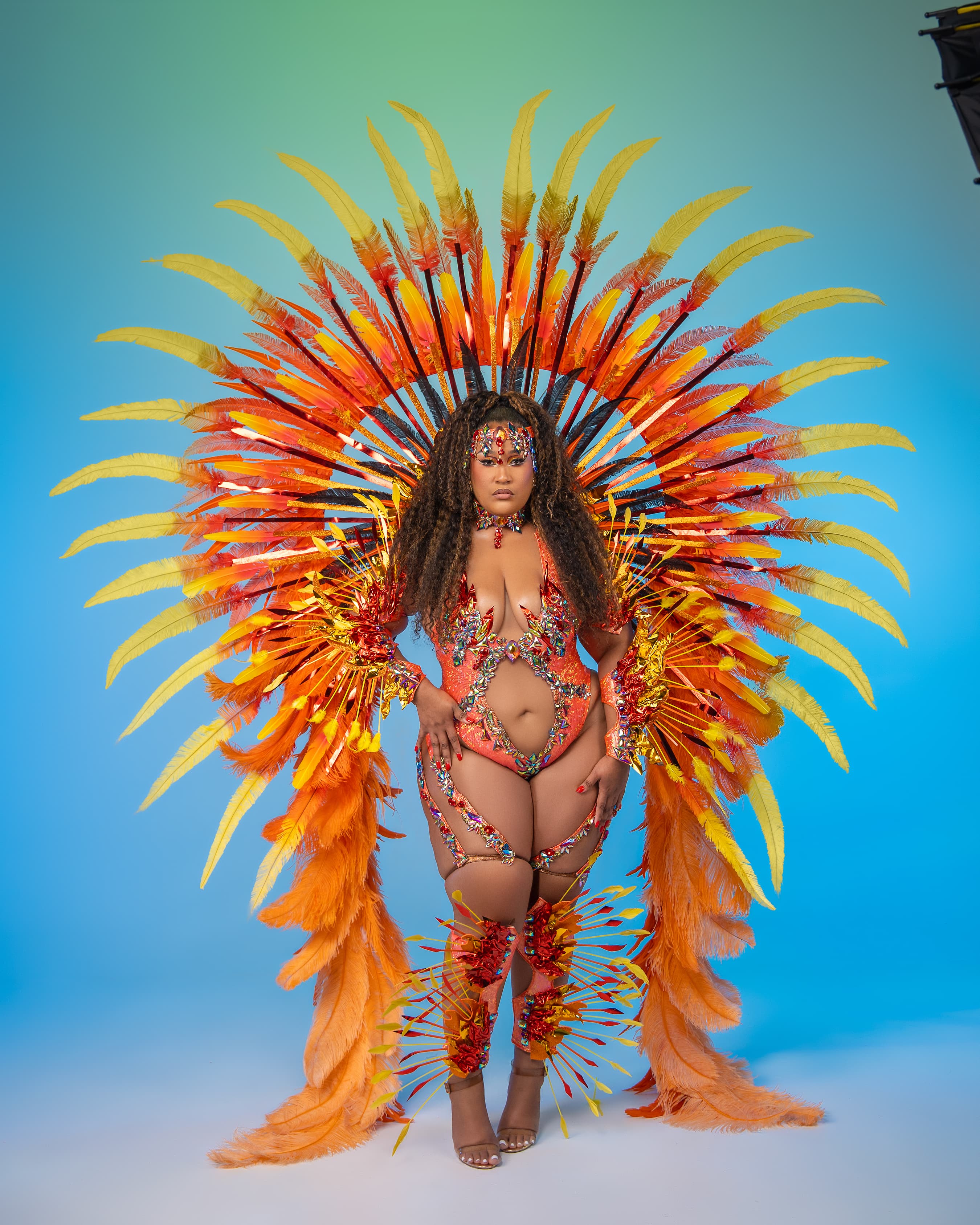 GLORY costume — beaded detail