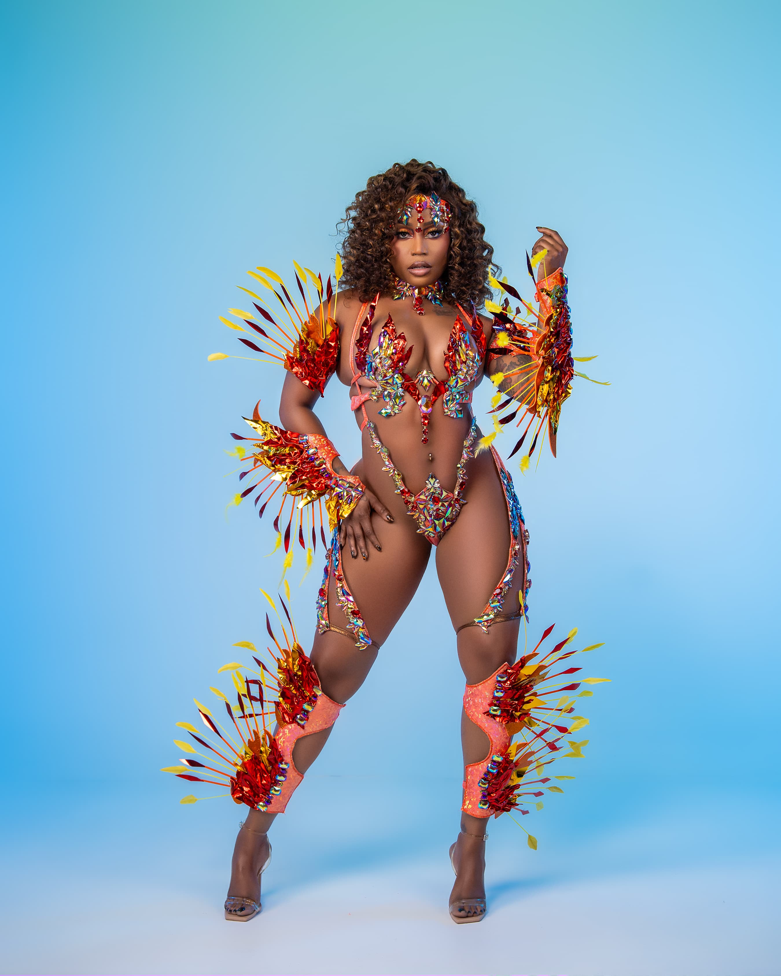 GLORY costume — section detail